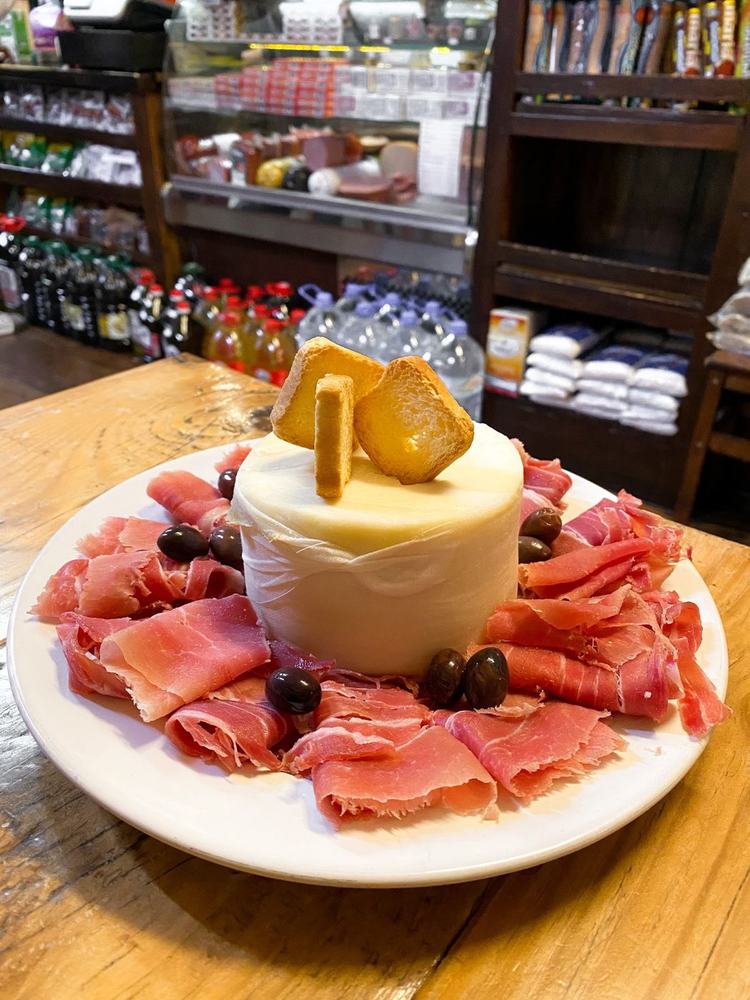 Presunto and cheese