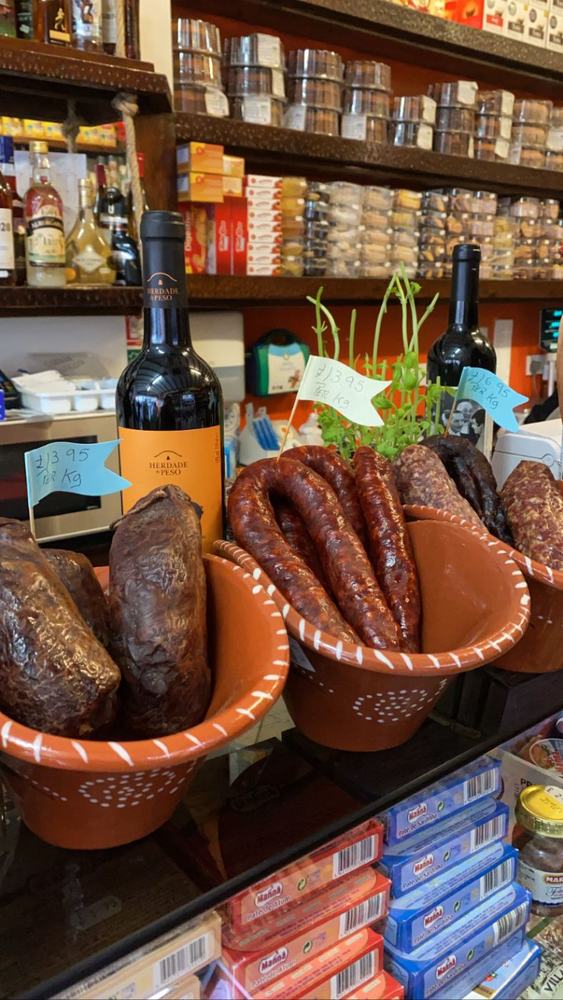 Enchidos and Portuguese wine