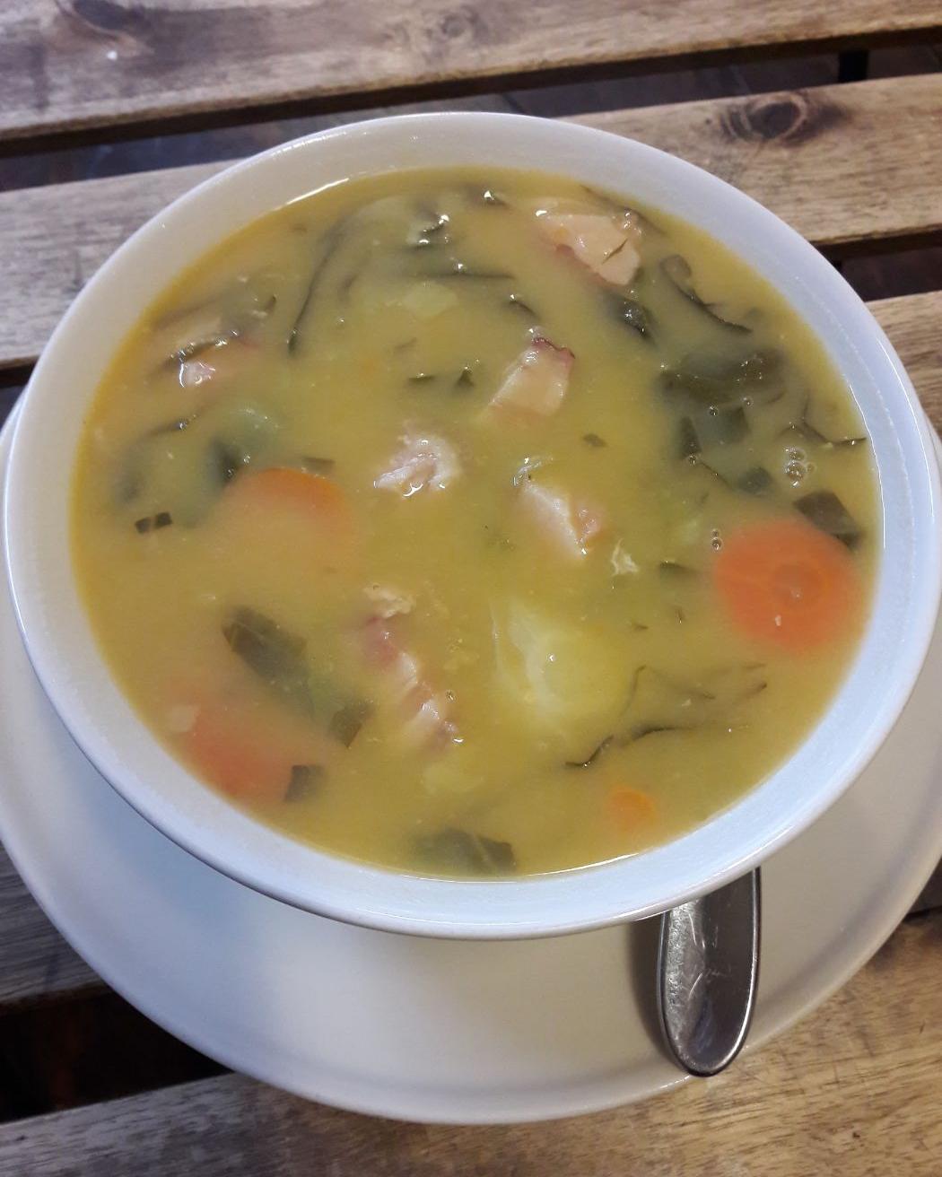 A bowl of soup of the day